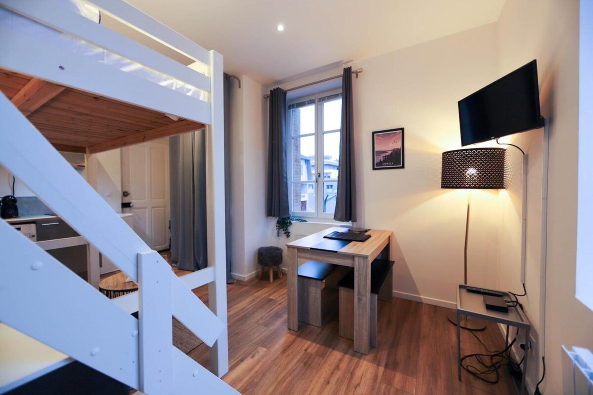 Le Petit Plus - Studio Confortable Avec Parking Apartment Анси Екстериор снимка