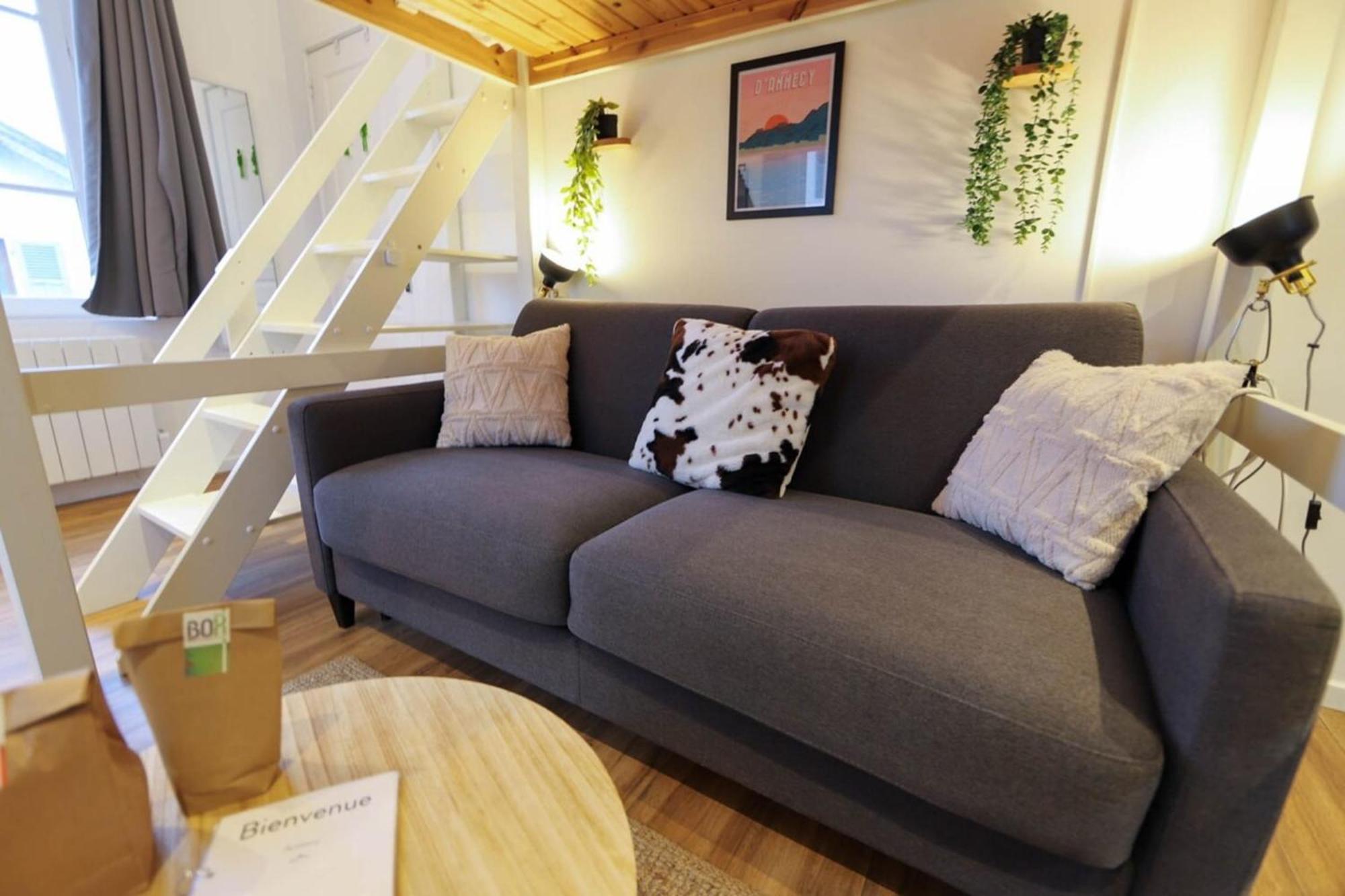 Le Petit Plus - Studio Confortable Avec Parking Apartment Анси Екстериор снимка